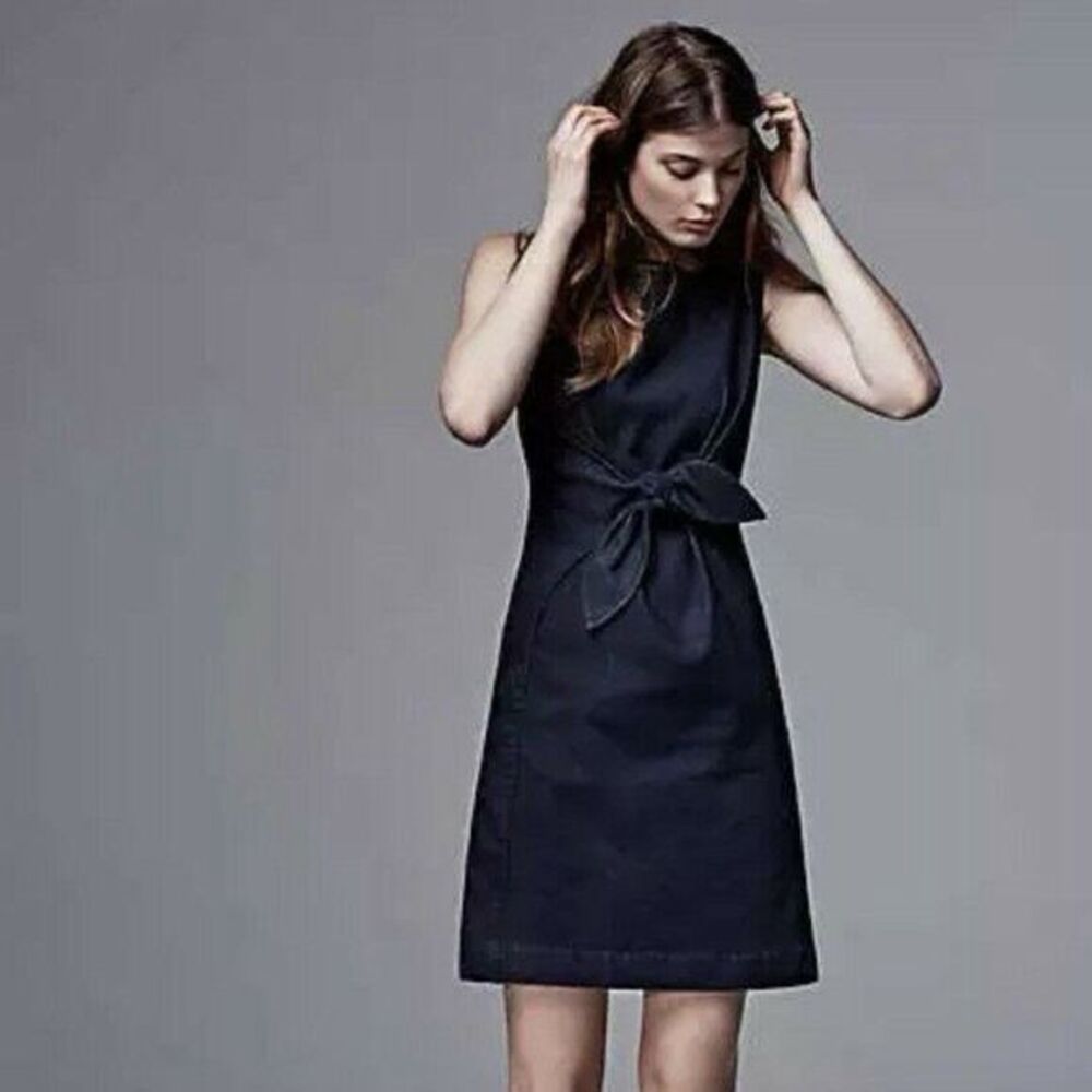 Anthropologie Holding Horses Clara Denim Mini Dress in Blue Size 4